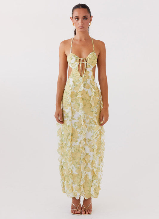 Rafaella Ruffle Maxi Dress